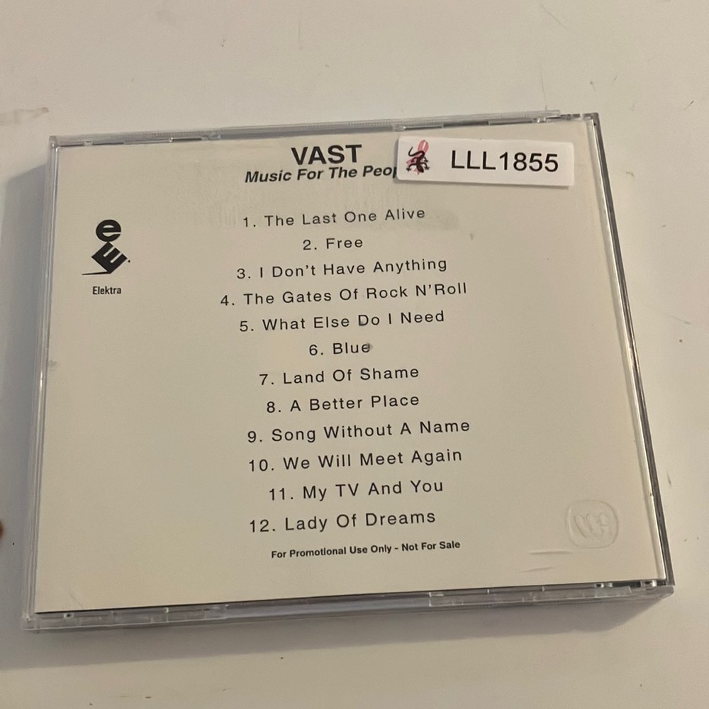 VAST Music For The People CD promo